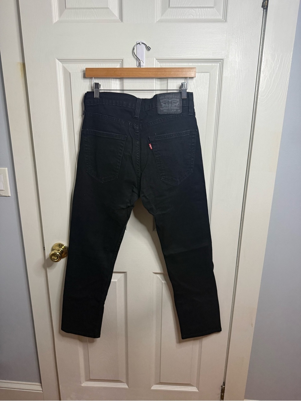 Levi's 502 Taper Jeans Men's Native Cali Black Stretch Waist 30 - Picture 3 of 3